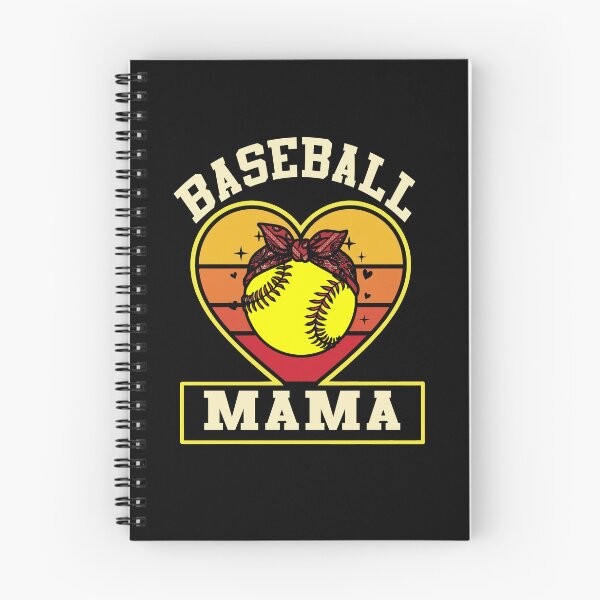 Item preview, Retro Softball Baseball Mama Heart Tee designed and sold by KIROSALS.