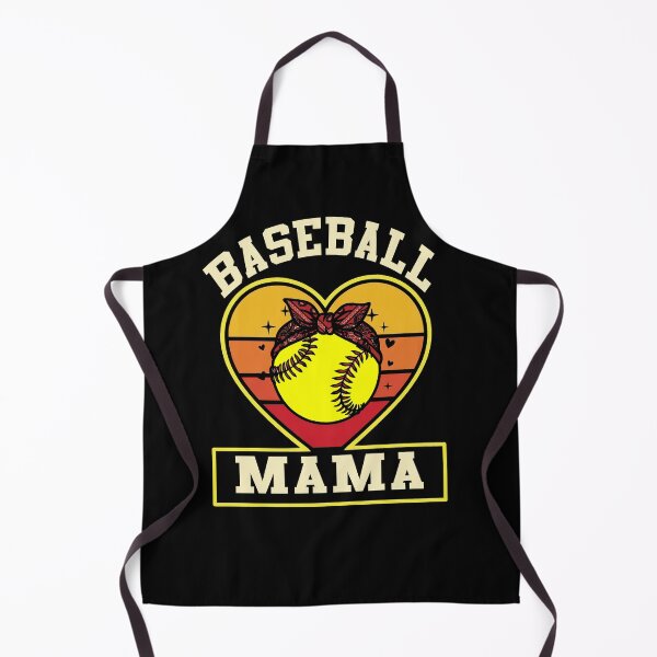 Item preview, Retro Softball Baseball Mama Heart Tee designed and sold by KIROSALS.