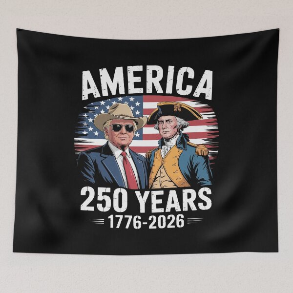 Item preview, 250 Years America Anniversary 250th Trump Washington designed and sold by grounabslaninal.