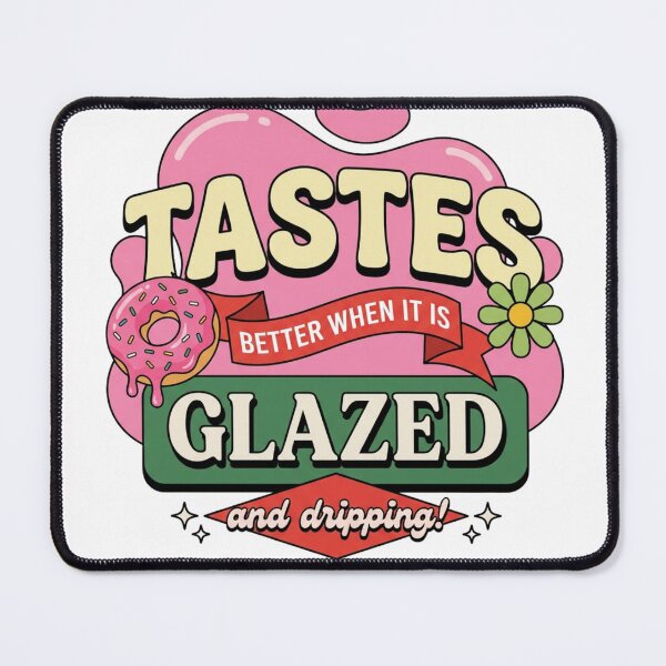 Item preview, Tastes Better Glazed And Dripping Retro Y2K Donut designed and sold by P2P-paotopao.