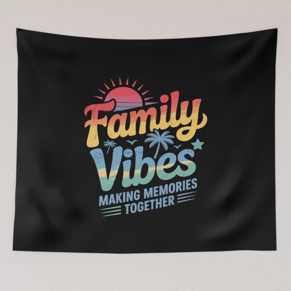 Item preview, Family Vibes Making Memories Vacation Women Men Kid designed and sold by grounabslaninal.