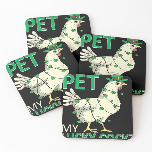 Item preview, Want To Pet My Lucky Cock Funny St Patrick'S Day Chicken Pun designed and sold by bobeothuenha.