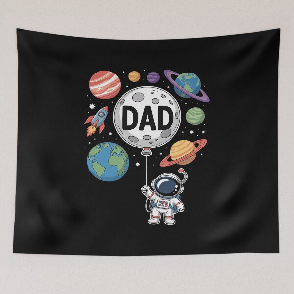 Item preview, Dad of The Birthday Boy Space Astronaut 1st Birthday Family designed and sold by grounabslaninal.