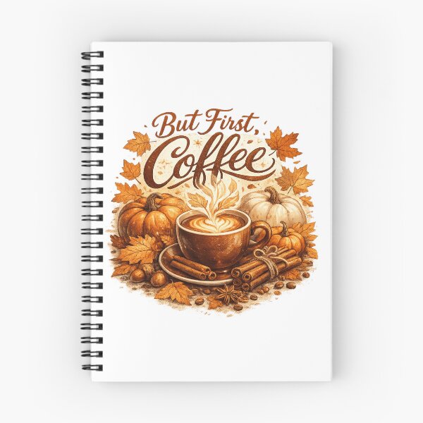 Item preview, Pero primero, un café: latte de calabaza con especias de otoño. designed and sold by BrewmarkStudio.