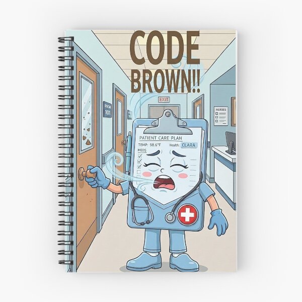 Item preview, Code Brown Patient Care Plan  designed and sold by rygenr8.
