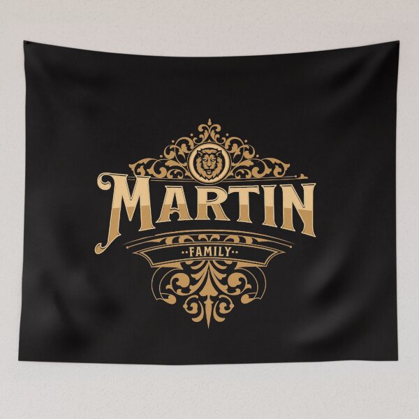 Item preview, Cool Vintage Martin Family Crest - Team Martin designed and sold by CattlettArt.