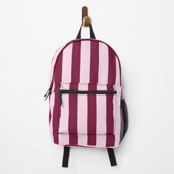 Item preview, Pink and Burgundy Maroon Thin Stripes designed and sold by HeyDaisyShop.