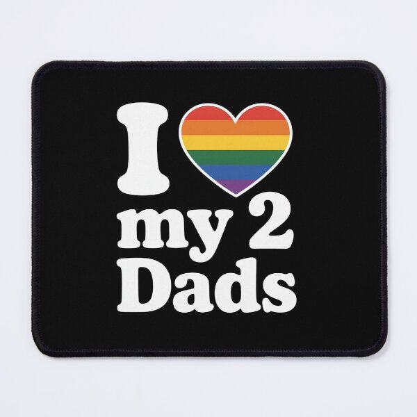 Item preview, Gay Dads I Love My 2 Dads with Rainbow Heart designed and sold by grounabslaninal.