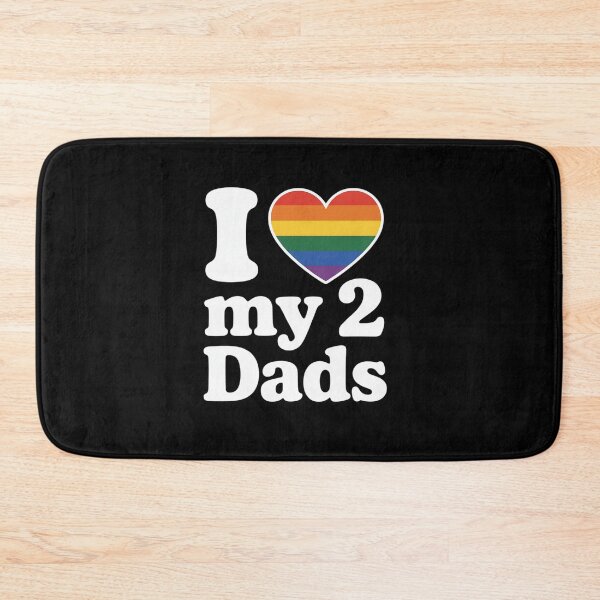 Item preview, Gay Dads I Love My 2 Dads with Rainbow Heart designed and sold by grounabslaninal.