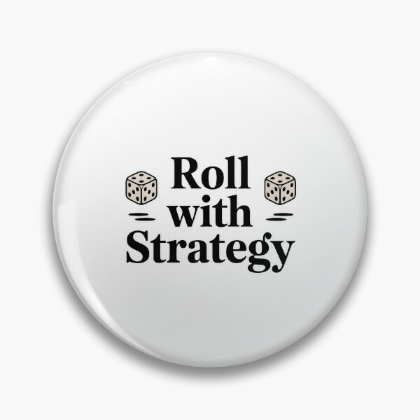 Artikelvorschau, Roll With Strategy Minimal Dice Brettspiel Ästhetisches Design entworfen und verkauft von ImaginedSpace7.