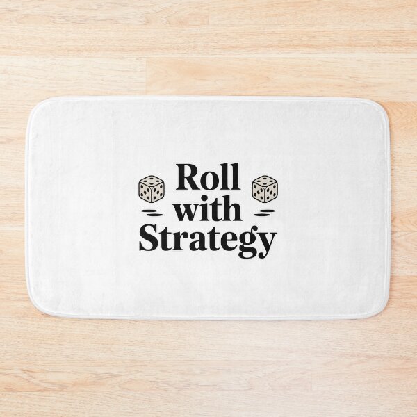 Item preview, Roll With Strategy Minimal Dice Board Game Aesthetic Design designed and sold by ImaginedSpace7.