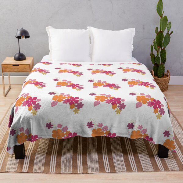 Item preview, Hibiscus Flowers | Retro Summer Flowers designed and sold by ZuriRetroPrints.