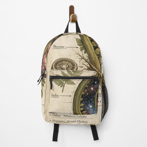 Item preview, Fiddlehead Nebula | Filix Coelestis | Cosmic Fern Botanical Illustration designed and sold by LuxuryApparels.
