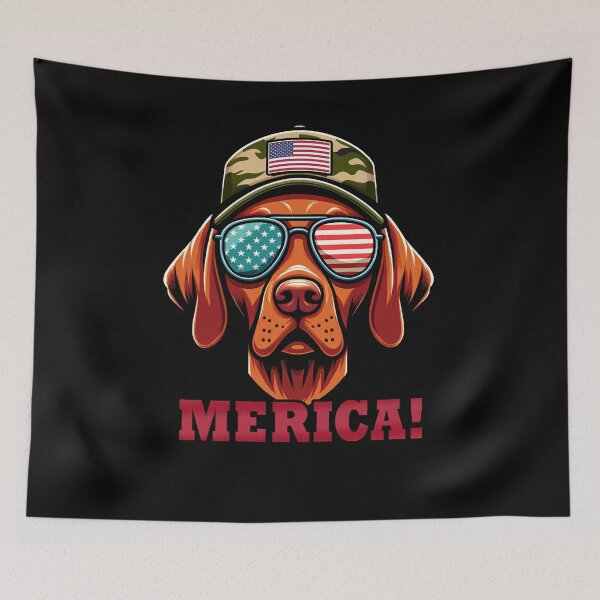 Item preview, Funny Vizsla 4th July USA Flag America Boys Girls Kids designed and sold by rafaeltto.