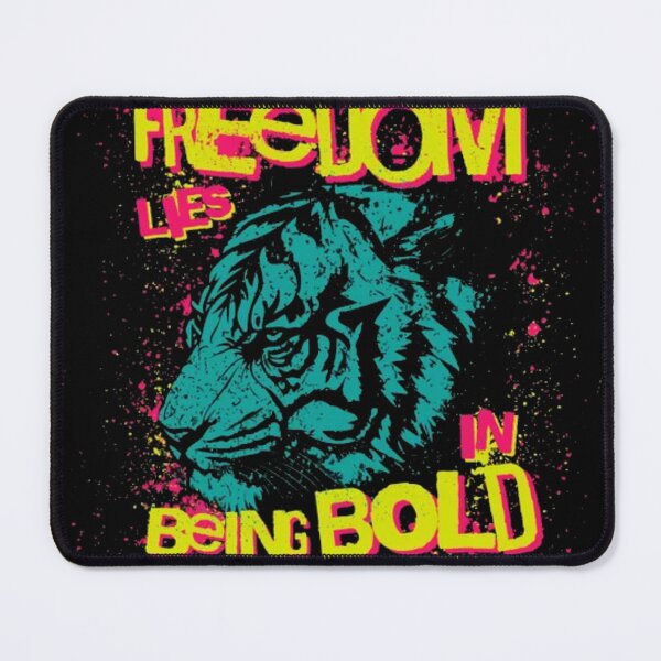 Item preview, Freedom Life Being Bold – Neon Tiger Urban Streetwear Art designed and sold by GenZFashion000.