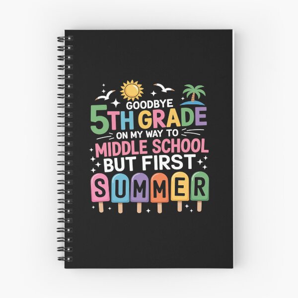 Item preview, Goodbye 5th Grade Graduation to Middle School First Summer designed and sold by grounabslaninal.