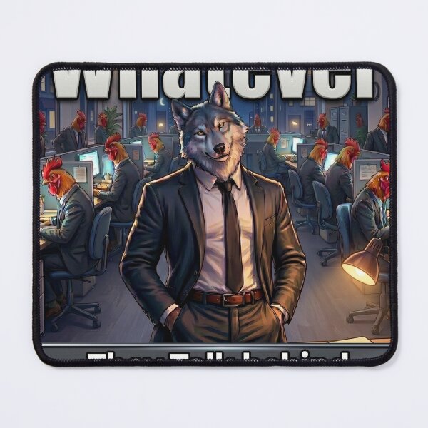 Item preview, Alpha wolf – At Work Wolf Graphic designed and sold by ArtyLify.