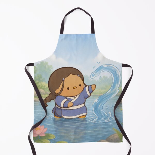 Item preview, Cute Chibi Katara - Waterbending designed and sold by Cat-and-Panda.