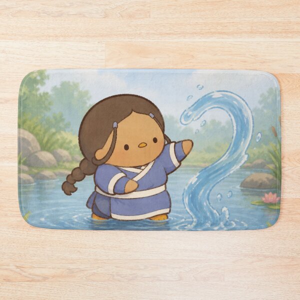Item preview, Cute Chibi Katara - Waterbending  designed and sold by Cat-and-Panda.
