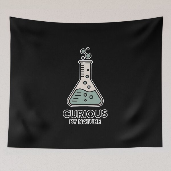 Item preview, Curious By Nature Minimal Chemistry Science Aesthetic Design designed and sold by ImaginedSpace7.