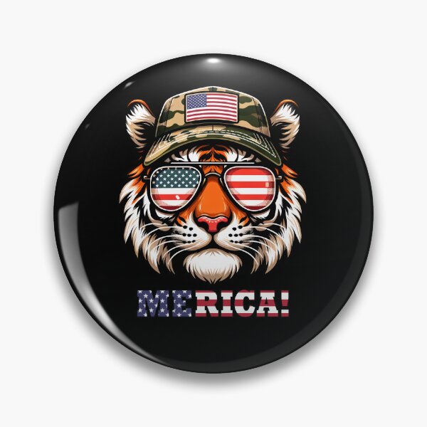 Item preview, Funny Tiger 4th July USA Flag America Boys Girls Kids designed and sold by rafaeltto.