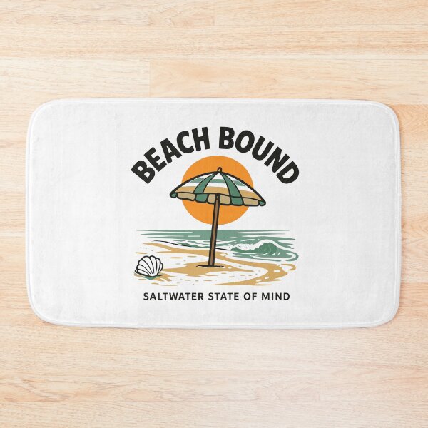 Item preview, Beach Bound Saltwater State of Mind Vintage Beach Design designed and sold by American Spirit.