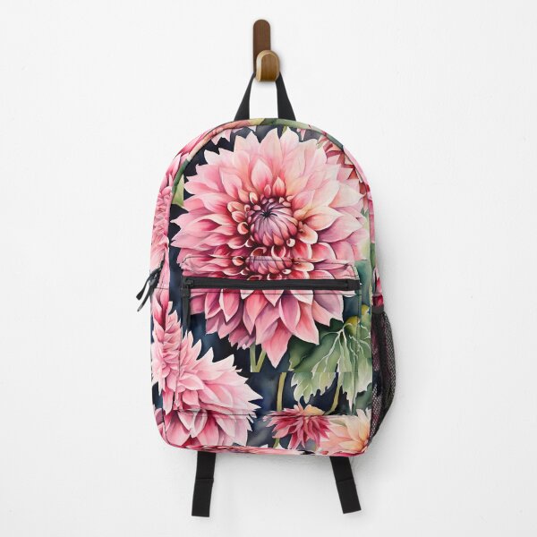 Item preview, Me encantan las dalias (arte floral) designed and sold by Glimmersmith.