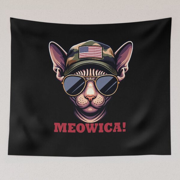 Item preview, Funny Sphynx Cat 4th July USA Flag America Boys Girls Kids designed and sold by rafaeltto.