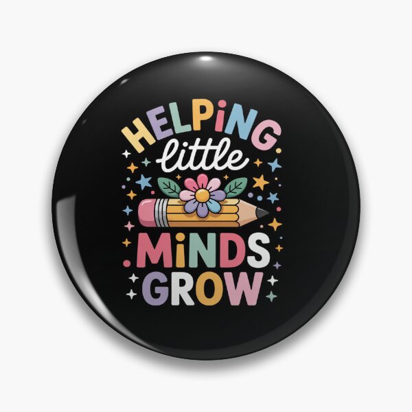 Item preview, Helping Little Minds Grow Flower Elementary School Teacher designed and sold by grounabslaninal.