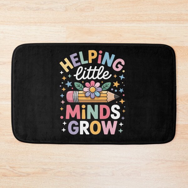 Item preview, Helping Little Minds Grow Flower Elementary School Teacher designed and sold by grounabslaninal.