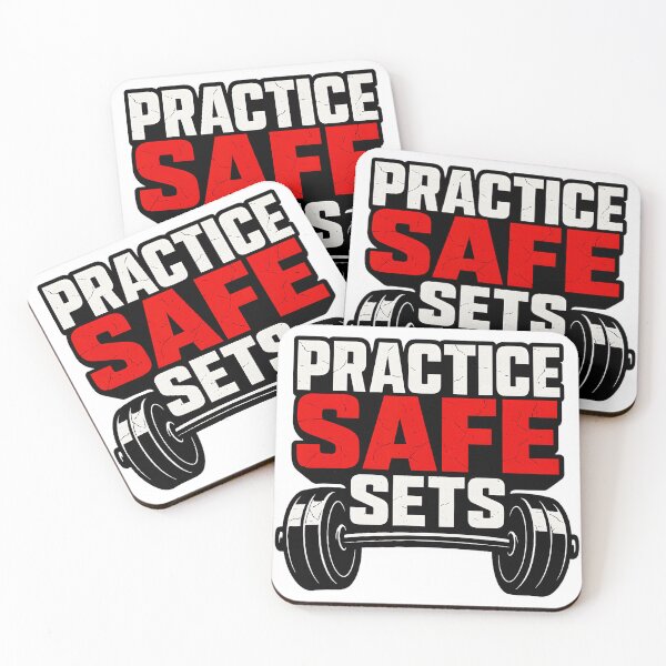 Item preview, Practice Safe Sets Funny Gym Retro  designed and sold by eliramaison.