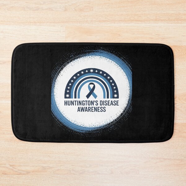 Item preview, Huntington's Disease Awareness Bleached Rainbow Blue Ribbon designed and sold by grounabslaninal.