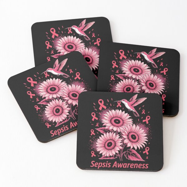 Item preview, Hummingbird Sunflower Sepsis Awareness designed and sold by grounabslaninal.