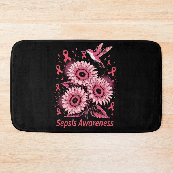 Item preview, Hummingbird Sunflower Sepsis Awareness designed and sold by grounabslaninal.