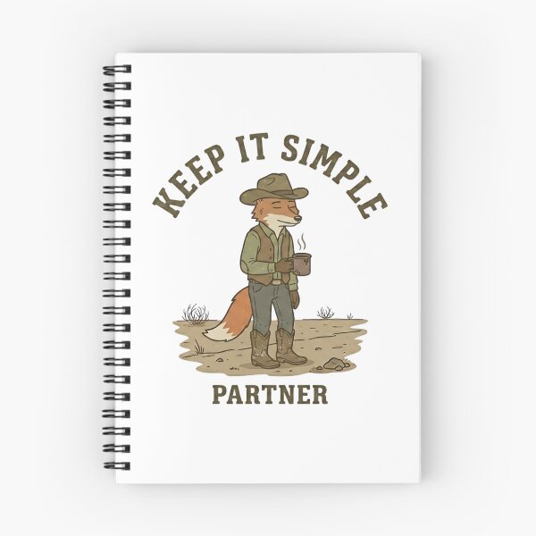 Item preview, Funny Cowboy Keep It Simple Partner T-Shirt – Retro Chill Western Design designed and sold by DIRTYSKETCHH.
