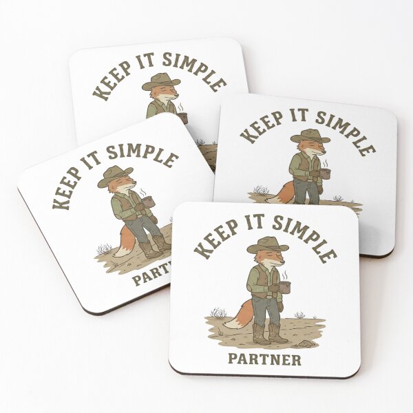 Item preview, Funny Cowboy Keep It Simple Partner T-Shirt – Retro Chill Western Design designed and sold by DIRTYSKETCHH.
