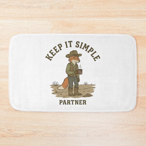 Item preview, Funny Cowboy Keep It Simple Partner T-Shirt – Retro Chill Western Design designed and sold by DIRTYSKETCHH.