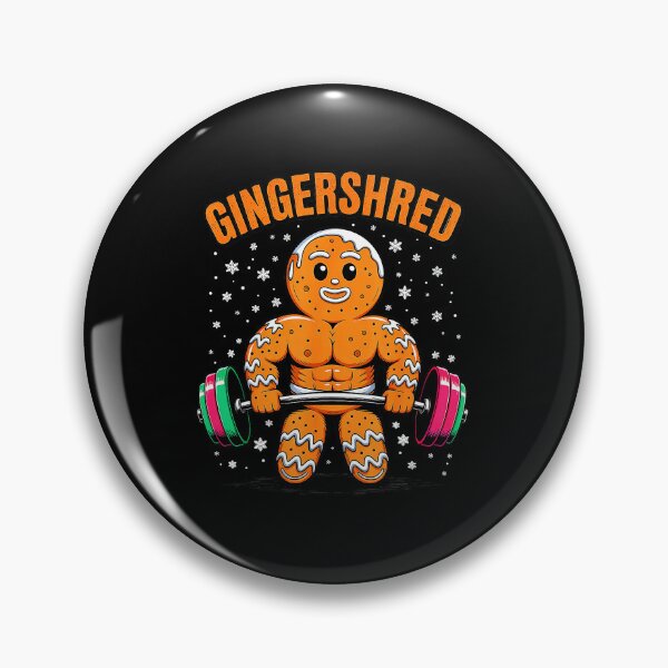 Item preview, Gingershred Gingerbread Bodybuilder Christmas Gym designed and sold by eliramaison.