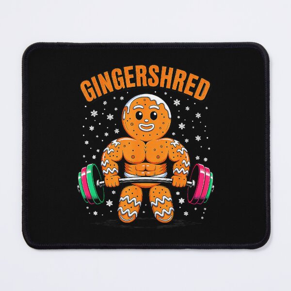 Item preview, Gingershred Gingerbread Bodybuilder Christmas Gym designed and sold by eliramaison.