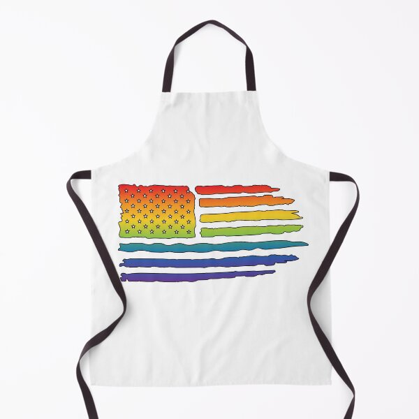 Item preview, Rainbow American Flag LGBTQ Pride Design designed and sold by WillandWent.