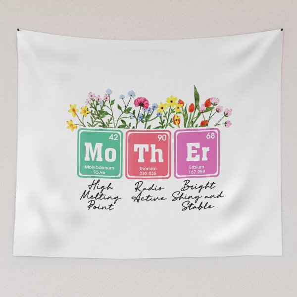 Item preview, Floral Mother Periodic Table Science Mom  designed and sold by zamiokaline.