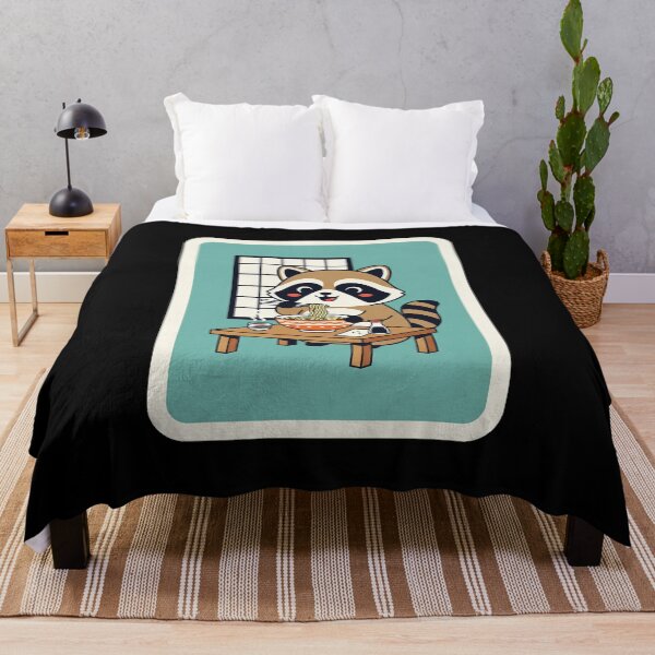 Item preview, Raccoon Ramen Cute Retro Japanese designed and sold by JordynLadukeg65.