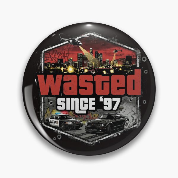 Item preview, Wasted Since '97: Retro Gaming Tribute designed and sold by Glitch Forge.
