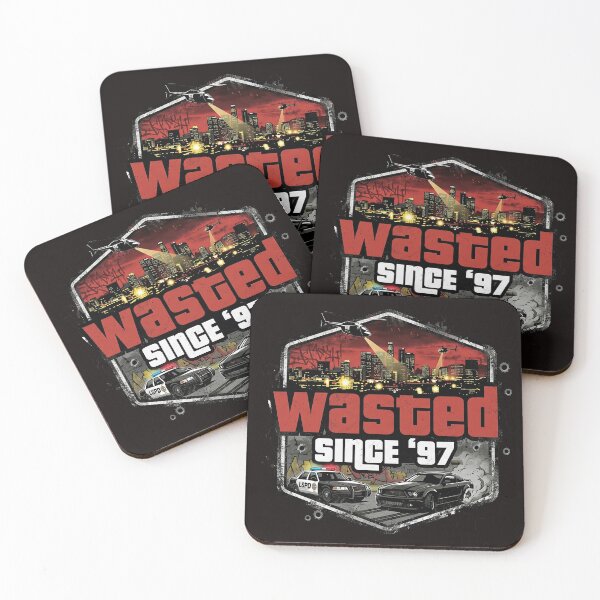 Item preview, Wasted Since '97: Retro Gaming Tribute designed and sold by Glitch Forge.