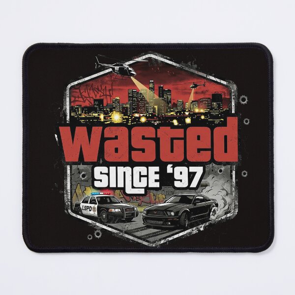 Item preview, Wasted Since '97: Retro Gaming Tribute designed and sold by Glitch Forge.