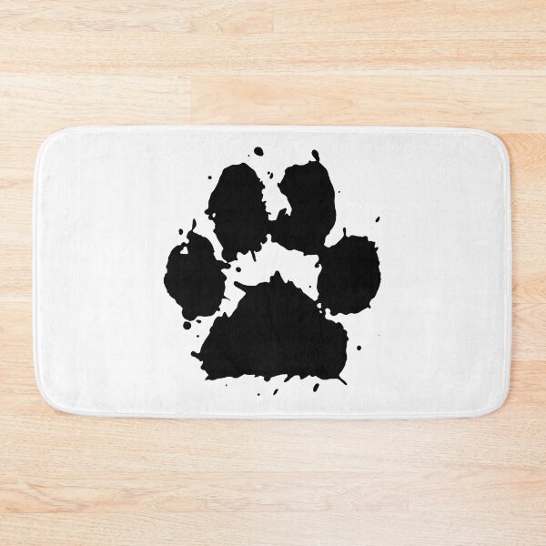 Item preview, Grunge Ink Splatter Paw Print Design designed and sold by Dmo3HarkoArt.