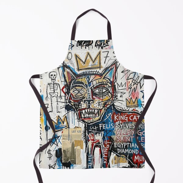 Item preview, Urban Pop Culture - Very Cool Neo-Expressionist Abstract Painting Street Art Style Cat designed and sold by CattlettArt.