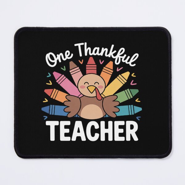 Item preview, One Thankful Teacher Cute Thanksgiving Turkey School designed and sold by grounabslaninal.