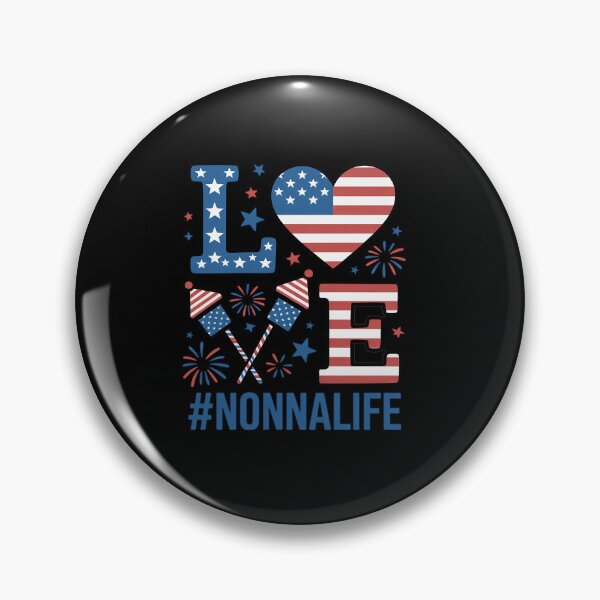 Item preview, Nonna Life Love USA Flag Grandma 4th of July Family designed and sold by grounabslaninal.