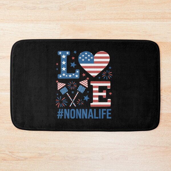 Item preview, Nonna Life Love USA Flag Grandma 4th of July Family designed and sold by grounabslaninal.